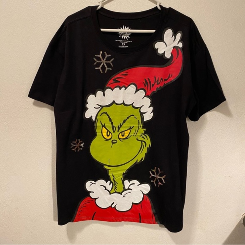 The Grinch T-Shirt Women’s Size 2X Black
